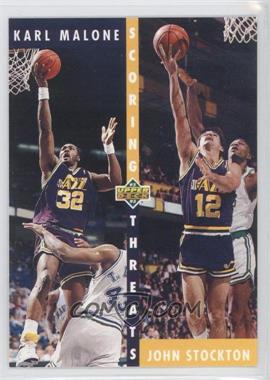 1992-93 Upper Deck - [Base] #66 - Karl Malone, John Stockton