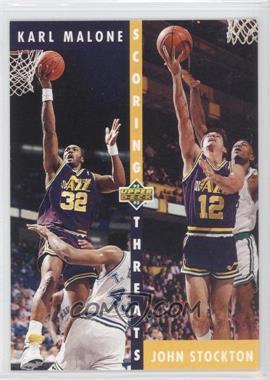 1992-93 Upper Deck - [Base] #66 - Karl Malone, John Stockton