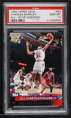 1992-93 Upper Deck - Box Set NBA All-Star Collector Set #40 - Charles Barkley [PSA 10 GEM MT]