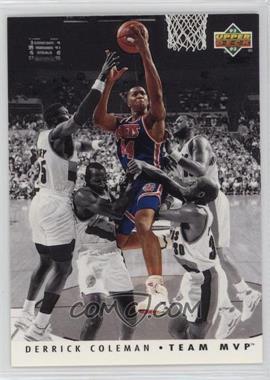 1992-93 Upper Deck - Team MVP #TM18 - Derrick Coleman