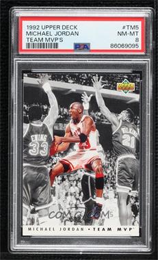 1992-93 Upper Deck - Team MVP #TM5 - Michael Jordan [PSA 8 NM‑MT]