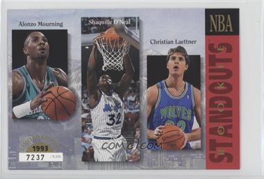 1992-93 Upper Deck Authenticated - Collector Series Jumbo #ROST - NBA Rookie Standouts (Alonzo Mourning, Shaquille O'Neal, Christian Laettner, Harold Miner, Tom Gugliotta, LaPhonso Ellis) /8500 [EX to NM]