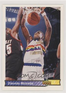 1992-93 Upper Deck International Italian - [Base] #144 - Dikembe Mutombo