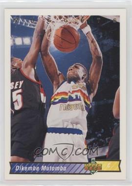 1992-93 Upper Deck International Italian - [Base] #144 - Dikembe Mutombo