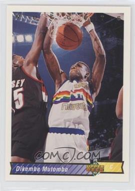 1992-93 Upper Deck International Italian - [Base] #144 - Dikembe Mutombo