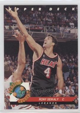 1992-93 Upper Deck International Italian - [Base] #82 - Rony Seikaly