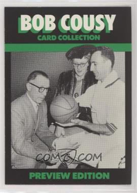 1992 Bob Cousy Card Collection - Preview Edition #20.1 - Bob Cousy, Joseph Cousy, Juliette Cousy (Serial #'d)