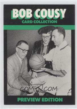 1992 Bob Cousy Card Collection - Preview Edition #20.1 - Bob Cousy, Joseph Cousy, Juliette Cousy (Serial #'d)
