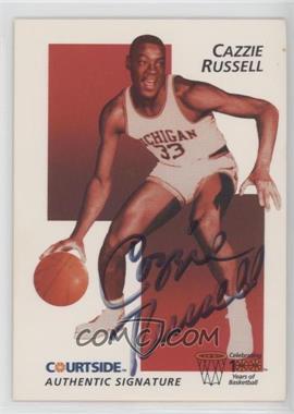 1992 Courtside Flashbacks - Autographs #33 - Cazzie Russell