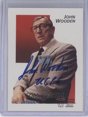 1992 Courtside Flashbacks - [Base] #45 - John Wooden [JSA Certified COA Sticker]