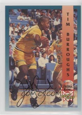 1992 Front Row - Authentic Signatures #76 - Tim Burroughs /500