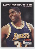 1992-93 SkyBox Olympic Team #USA12 Magic Johnson - NM-MT