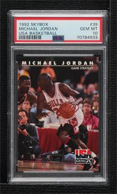 1992 Skybox USA - [Base] #39 - Michael Jordan [PSA 10 GEM MT]