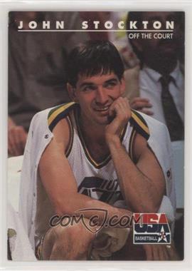 1992 Skybox USA - [Base] #86 - John Stockton [EX to NM]