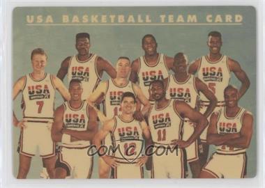 1992 Skybox USA - USA Basketball Plastic Team Card #USA - USA Basketball Team