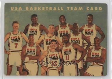 1992 Skybox USA - USA Basketball Plastic Team Card #USA - USA Basketball Team