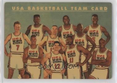 1992 Skybox USA - USA Basketball Plastic Team Card #USA - USA Basketball Team