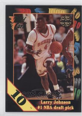 1992 Wild Card Collegiate - [Base] - 10 Stripe #1 - Larry Johnson