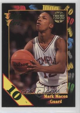1992 Wild Card Collegiate - [Base] - 10 Stripe #23 - Mark Macon