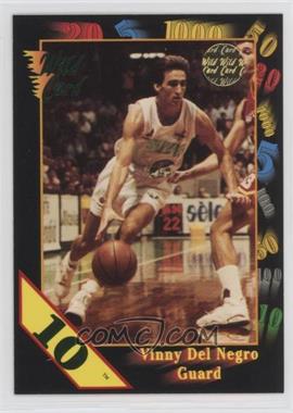 1992 Wild Card Collegiate - [Base] - 10 Stripe #79 - Vinny Del Negro