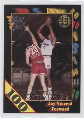 1992 Wild Card Collegiate - [Base] - 100 Stripe #70 - Jay Vincent