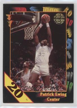 1992 Wild Card Collegiate - [Base] - 20 Stripe #15 - Patrick Ewing