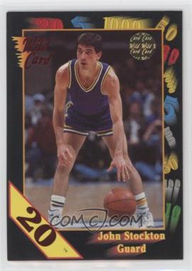 1992 Wild Card Collegiate - [Base] - 20 Stripe #84 - John Stockton