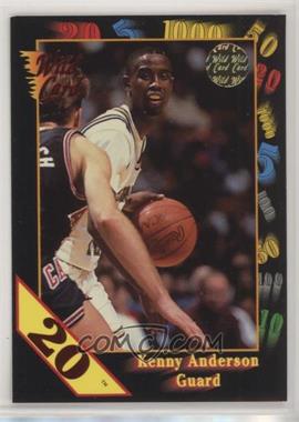 1992 Wild Card Collegiate - [Base] - 20 Stripe #96 - Kenny Anderson [EX to NM]