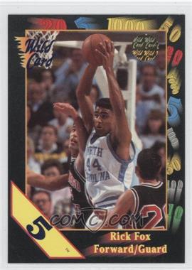 1992 Wild Card Collegiate - [Base] - 5 Stripe #19 - Rick Fox