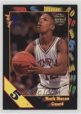 1992 Wild Card Collegiate - [Base] - 5 Stripe #23 - Mark Macon
