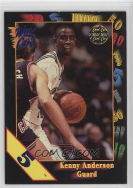 1992 Wild Card Collegiate - [Base] - 5 Stripe #96 - Kenny Anderson [Noted]