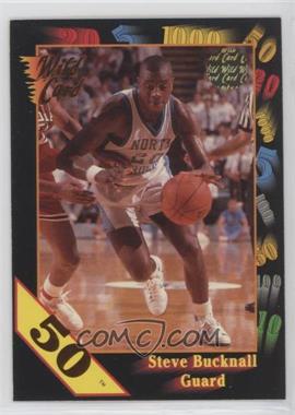 1992 Wild Card Collegiate - [Base] - 50 Stripe #31 - Steve Bucknall [EX to NM]