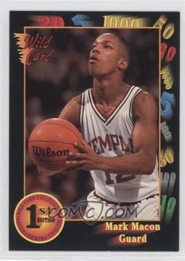 1992 Wild Card Collegiate - [Base] #23 - Mark Macon