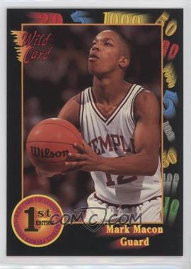 1992 Wild Card Collegiate - [Base] #23 - Mark Macon