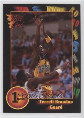 1992 Wild Card Collegiate - [Base] #40 - Terrell Brandon