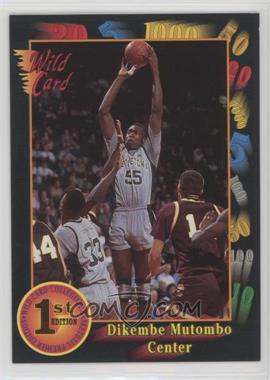 1992 Wild Card Collegiate - [Base] #5.2 - Dikembe Mutombo