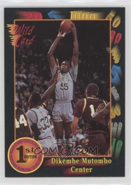 1992 Wild Card Collegiate - [Base] #5.2 - Dikembe Mutombo