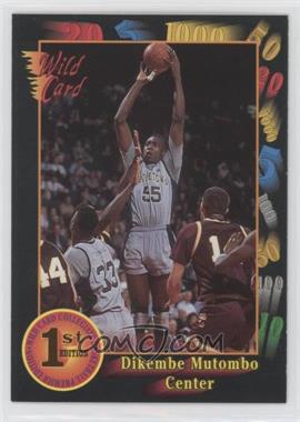 1992 Wild Card Collegiate - [Base] #5.2 - Dikembe Mutombo