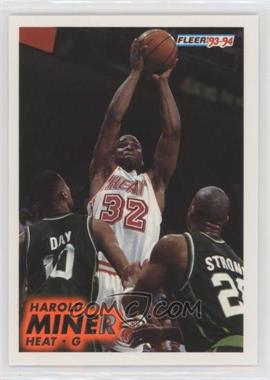 1993-94 Fleer - [Base] #108 - Harold Miner