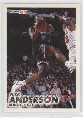 1993-94 Fleer - [Base] #147 - Nick Anderson [Noted]