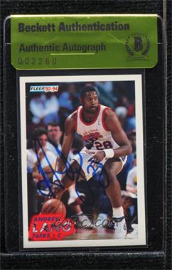 1993-94 Fleer - [Base] #159 - Andrew Lang [BAS Authentic]