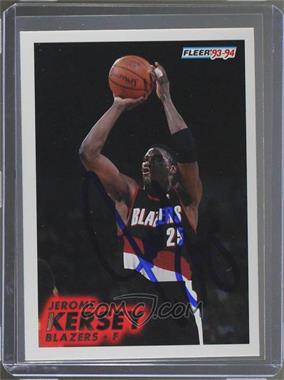 1993-94 Fleer - [Base] #176 - Jerome Kersey [JSA Certified COA Sticker]