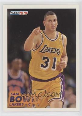 1993-94 Fleer - [Base] #311 - Sam Bowie