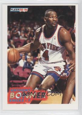 1993-94 Fleer - [Base] #340 - Anthony Bonner