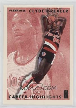 1993-94 Fleer - Clyde Drexler Career Highlights #5 - Clyde Drexler