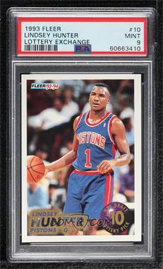 1993-94 Fleer - NBA Draft Lottery #10 - Lindsey Hunter [PSA 9 MINT]