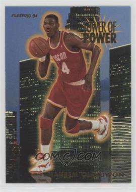 1993-94 Fleer - Tower of Power #20 - Hakeem Olajuwon [EX to NM]