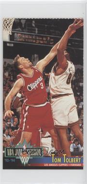 1993-94 Fleer NBA Jam Session - Los Angeles Clippers Sheet Singles #_TOTO - Tom Tolbert