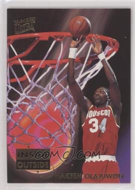 1993-94 Fleer Ultra - Inside Outside #6 - Hakeem Olajuwon