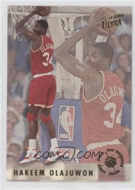 1993-94 Fleer Ultra - NBA All-Defense Team #3 - Hakeem Olajuwon